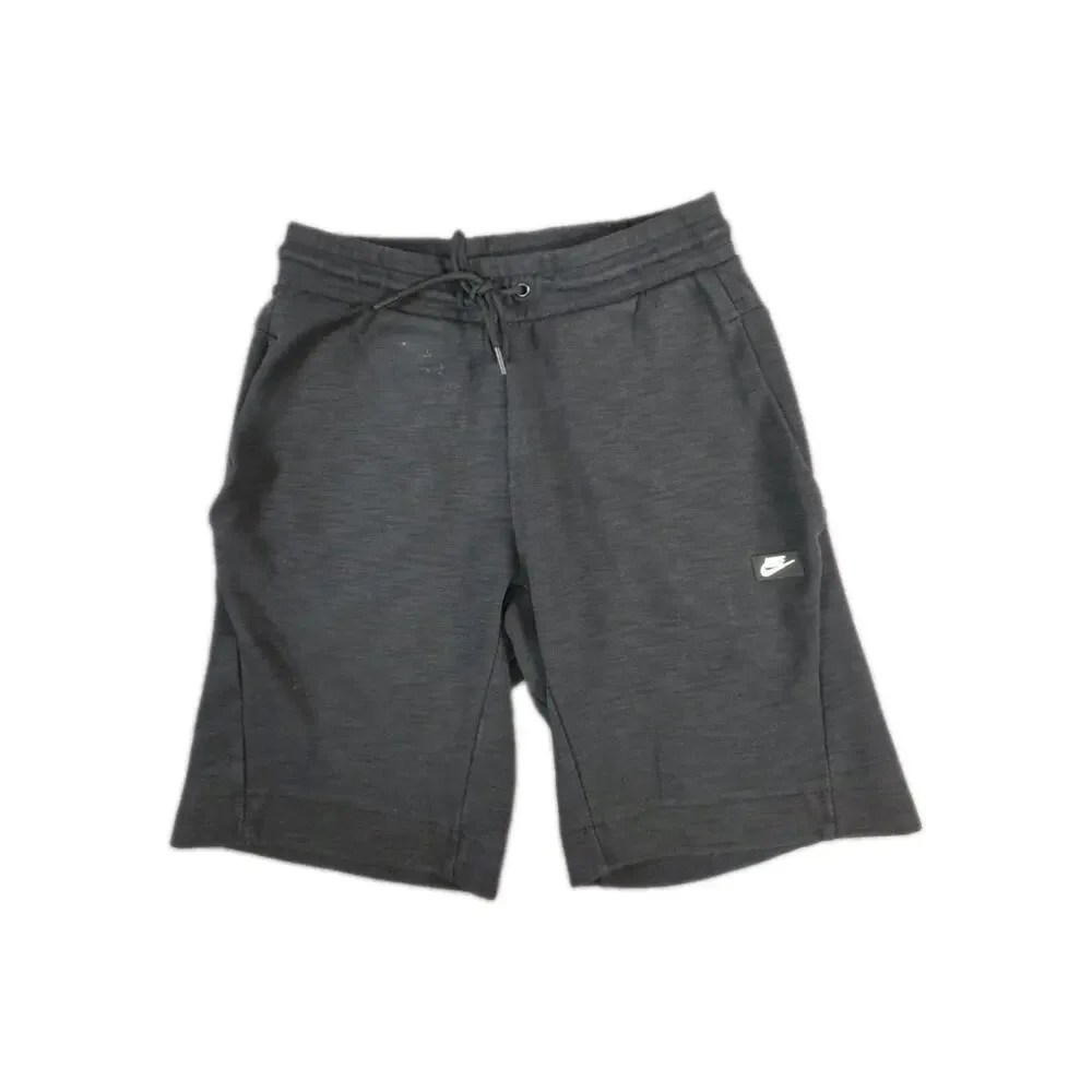 Nike Shorts Mens Sz S Sportswear Optic Double Knit Black 928509-011 Tech C36-16